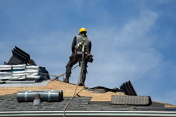 Professional Roof Replacement technician working in Lake Cicott, IN